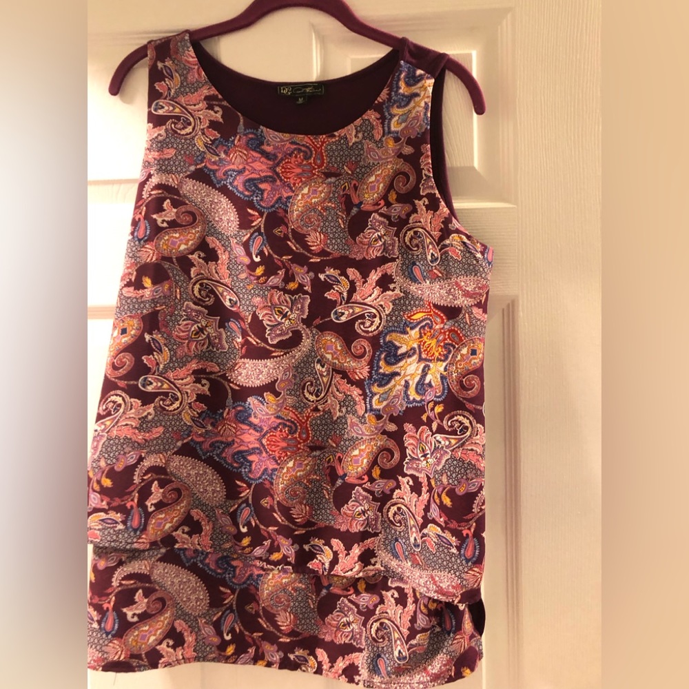 DG2 Easy Tank paisley print